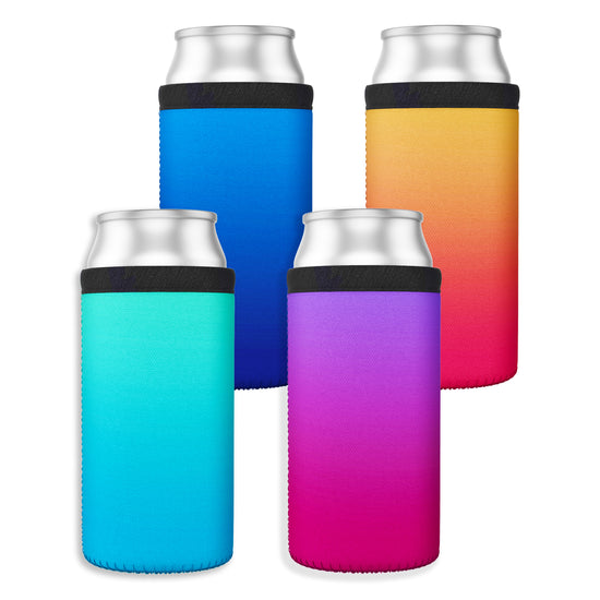 Ombre Can Coolers for Cans and Bottles - TahoeBay