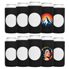Neoprene Can Coolers - White Sublimation Circle