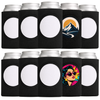 Neoprene Can Coolers - White Sublimation Circle