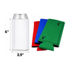 Sublimation White 24oz Tallboy Neoprene Can Coolers