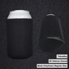 Black Can Cooler Sleeves Regular 100-Pack - TahoeBay