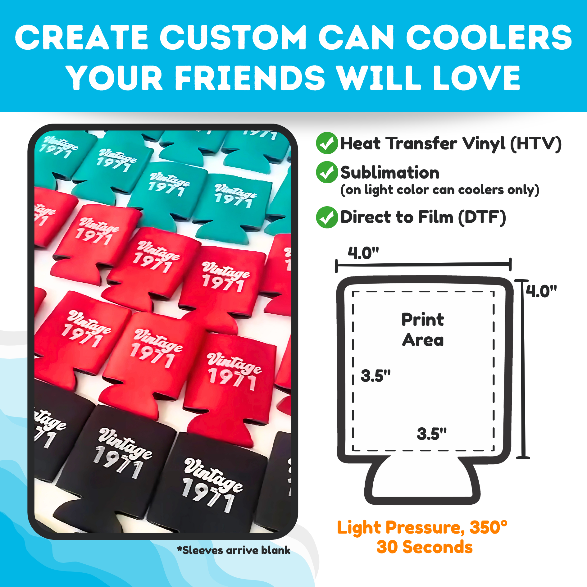 Multi Color Sample Pack - Standard Size Neoprene - TahoeBay