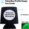 Neoprene Can Coolers - White Sublimation Circle