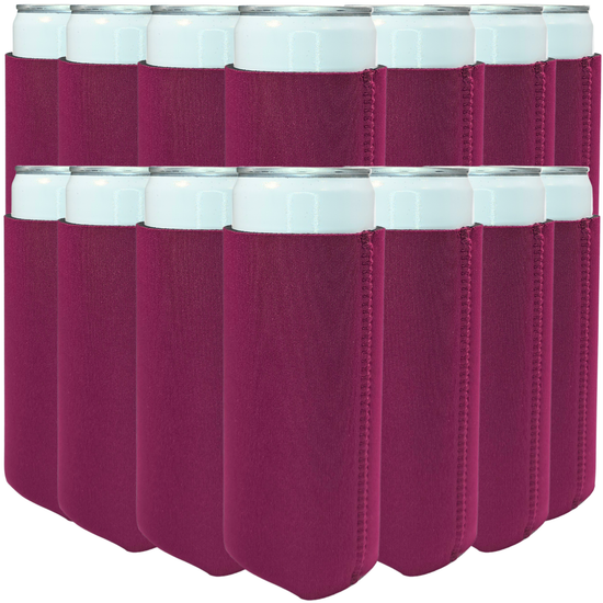 Slim Size Neoprene Can Coolers - TahoeBay