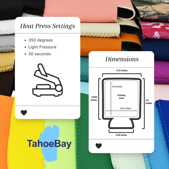 Multi Color Sample Pack - Standard Size Neoprene - TahoeBay