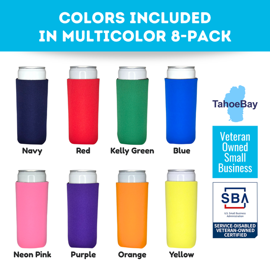 Multi Color Sample Pack - Slim Size Foam - TahoeBay