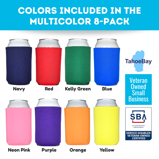 Multi Color Sample Pack - Standard Size Foam - TahoeBay