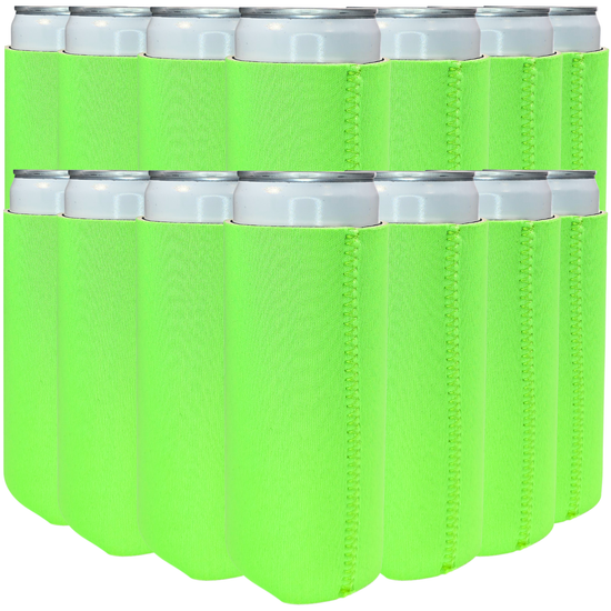 Slim Size Neoprene Can Coolers - TahoeBay