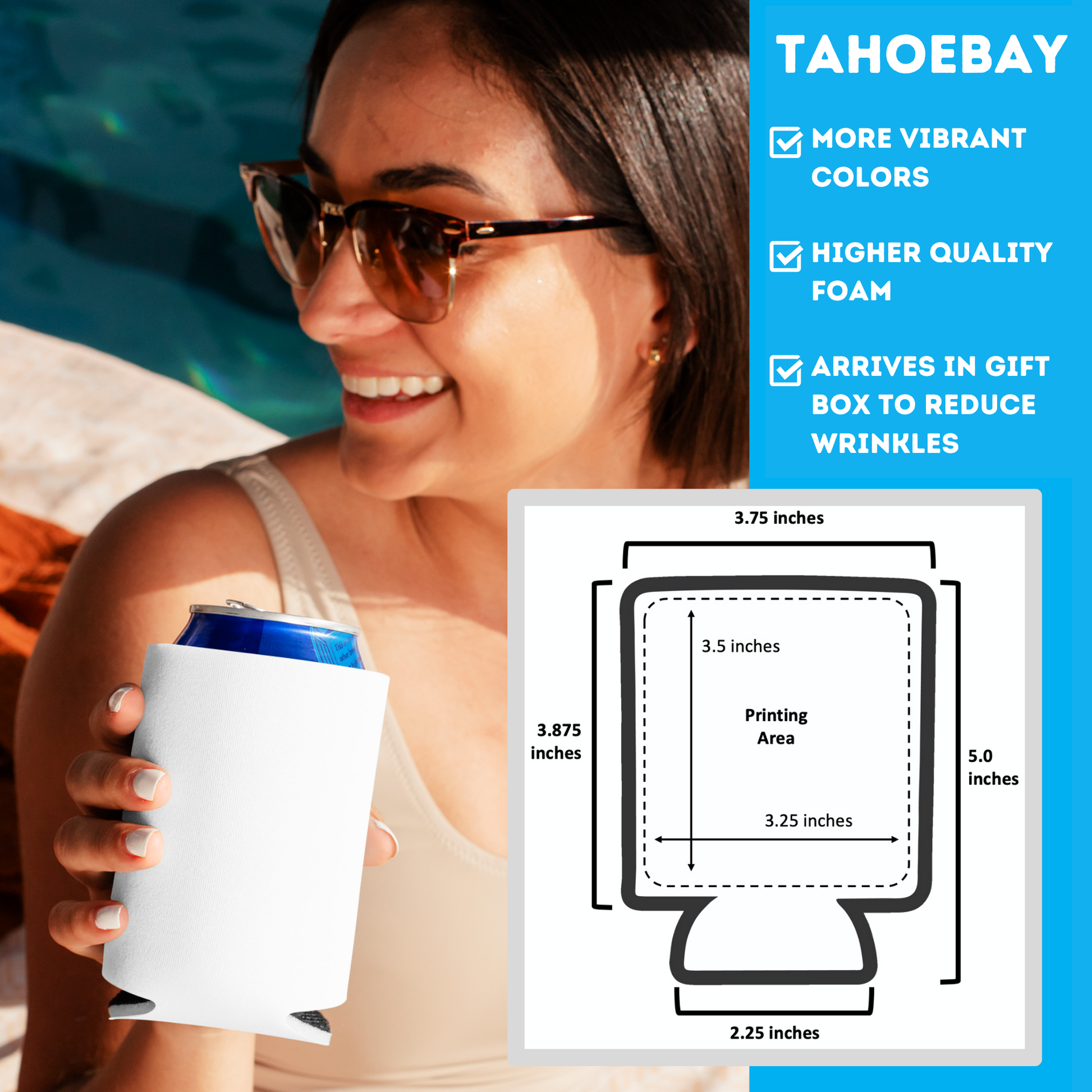 Standard-Size Foam Can Coolers - TahoeBay