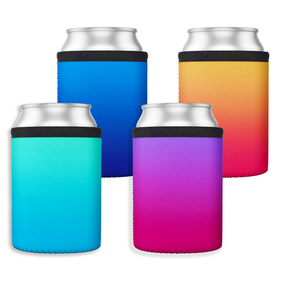 Ombre Can Coolers for Cans and Bottles - TahoeBay